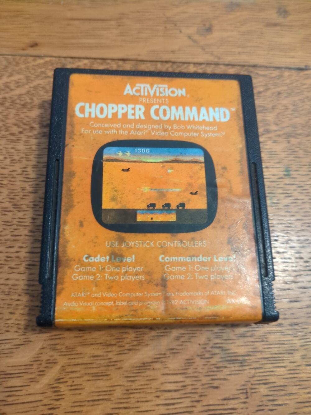 Chopper Command by Activision (Atari 2600, 1982) AX-015 Vintage Cartridge Only
